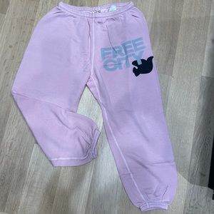 FREE CITY pink sweatpants!!!